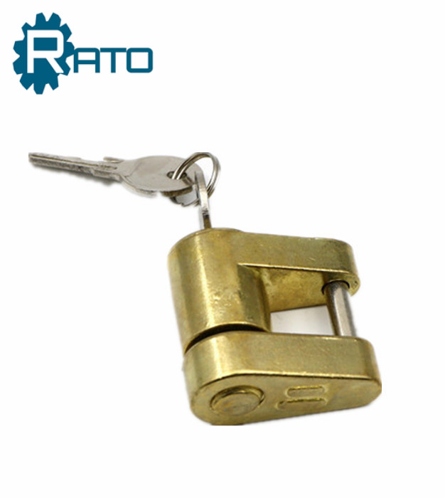 Key Brass Trailer Coupler Receiver Lock