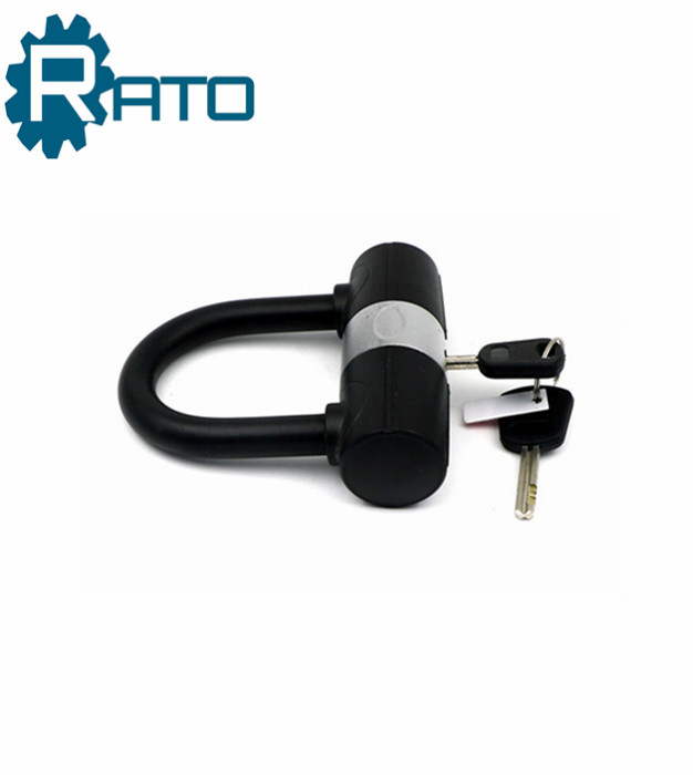 Chinese Mini Smart U Shackle bicycle lock with key