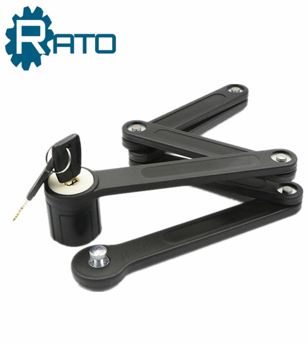 Hardened Steel Metal Folding Steel Joint Bicycle Lock