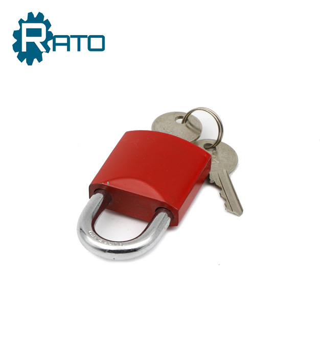 40 MM Red Color Painted Safe Brass Padlock