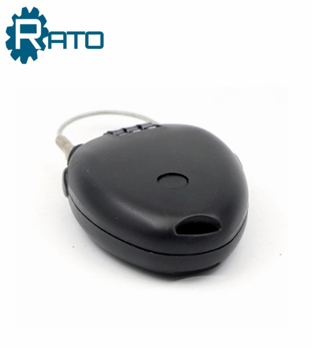 Anti-Theft 3-Dial Retractable Cable Lock
