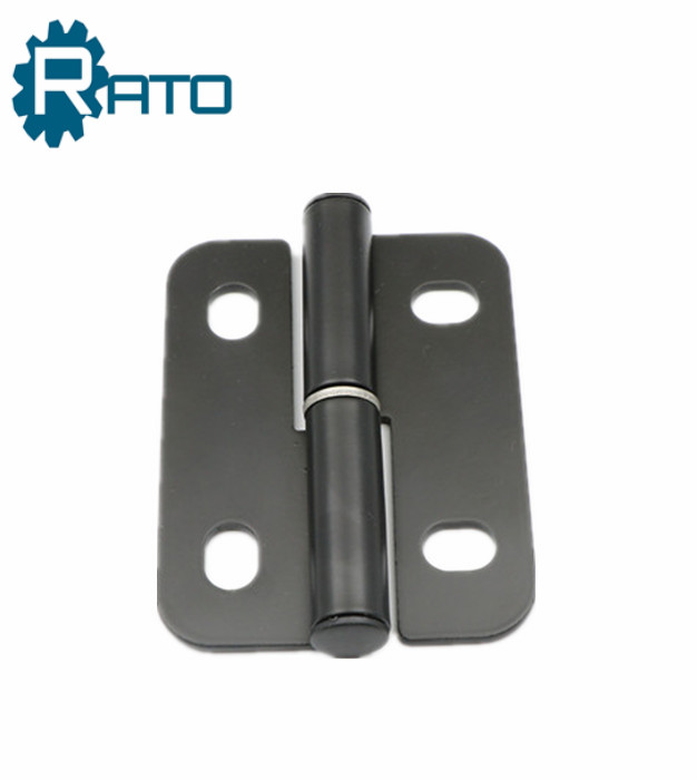 180 Degree Black Electrical Cabinet Door Corner Round Hinge