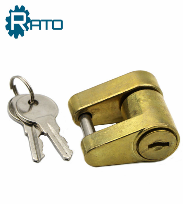 Key Brass Trailer Coupler Receiver Lock