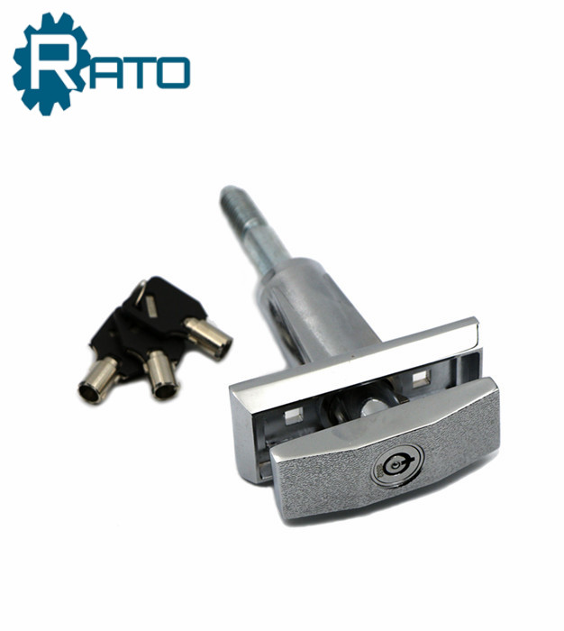 Zinc Alloy Die Cast 3 Tubular Keys Vending Lock T Handle for Food and Game Machine