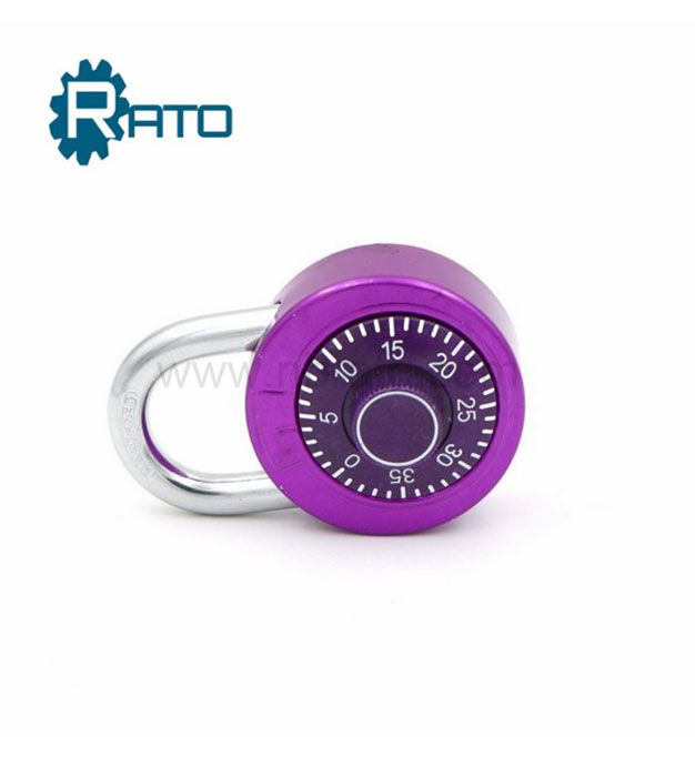 Round 50MM Dial Combination padlock for GYM Lockers