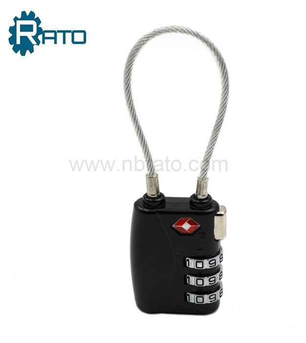  3 Number Luggage Travel TSA Cable Lock