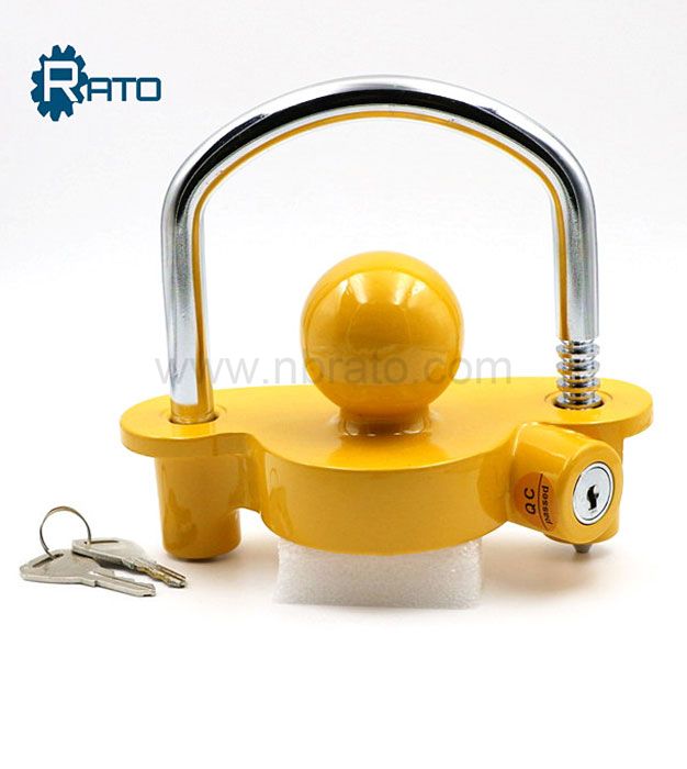 Trailer Lock with 2 Keys Steel and Aluminium Alloy 