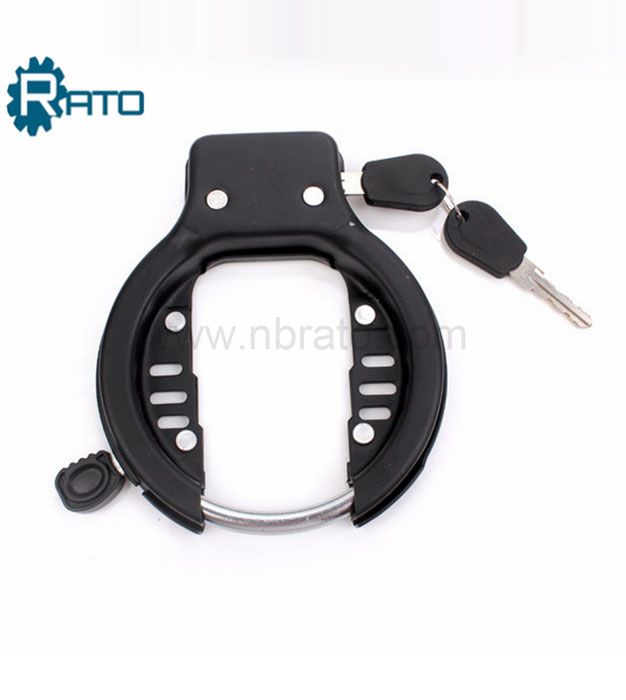 Round shape frame bicycle lock