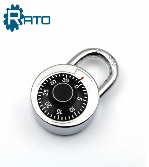 Round 50MM Dial Combination padlock for GYM Lockers