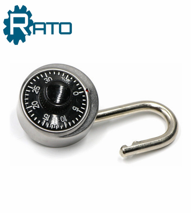 Small Aluminum Alloy Safety Round Dial Combination Padlock