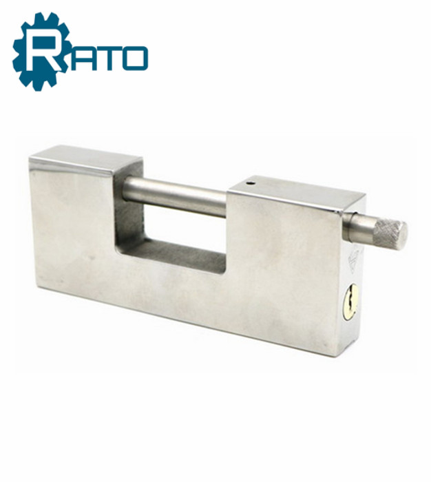 Heavy Duty Guard Rectangular Stainless Steel Security Padlock