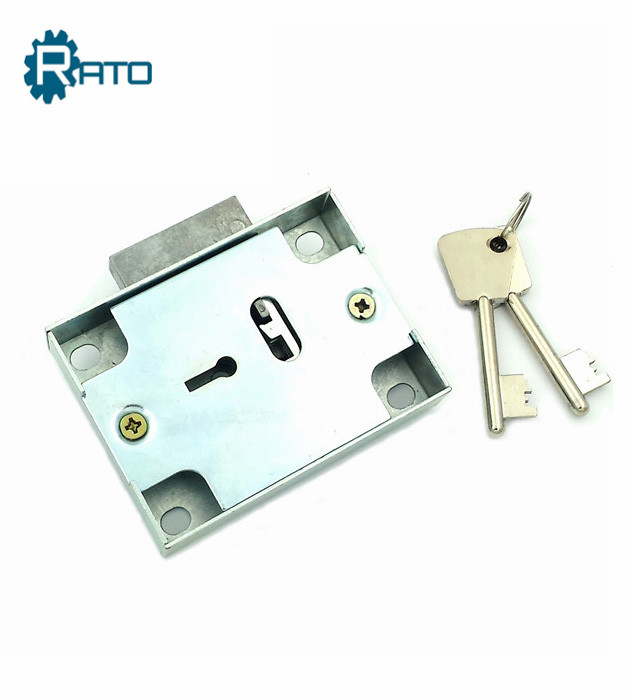Cabinet  brass 7 lever safe key lock