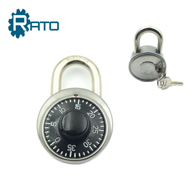 Small Aluminum Alloy Safety Round Dial Combination Padlock