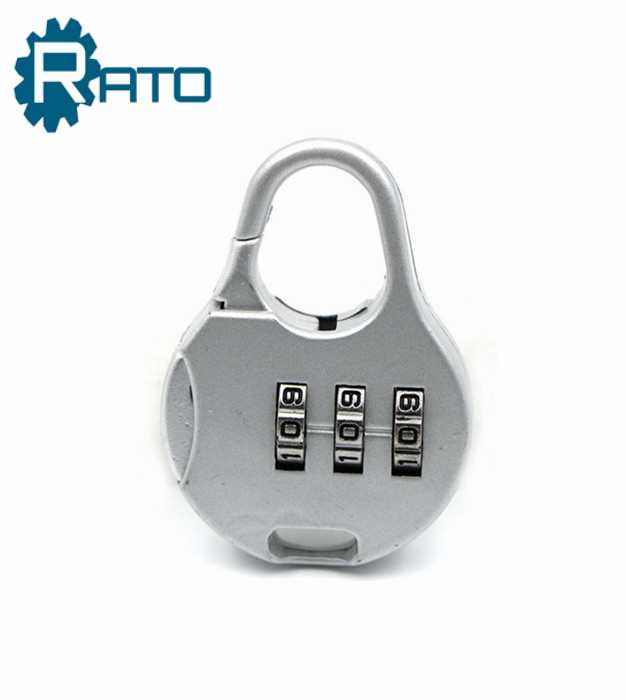 Mini Multi-Color Decorative Luggage 3 Number Combination Padlocks