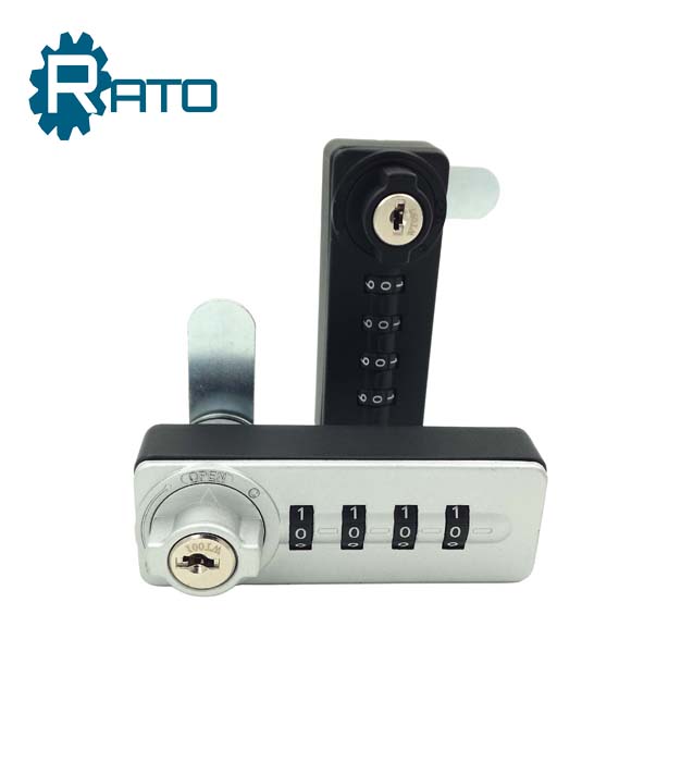 Furniture Door 4 Digital Hidden Cabinet Lock with Keys