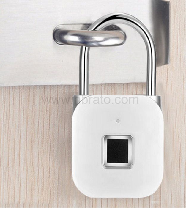 new product high quality waterproof smart lock small keyless electronic lock Fingerprint padlock 