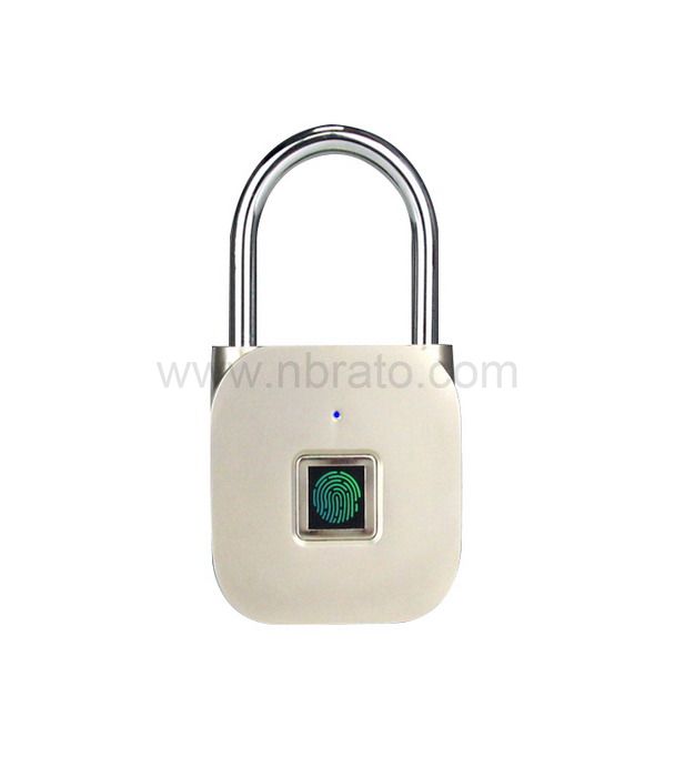 2020 new product high quality waterproof smart lock small keyless electronic lock Fingerprint padlock 
