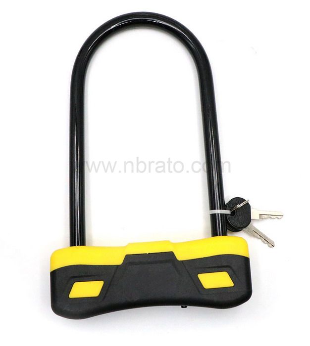 OEM LOGO Weatherproof Heavy Duty 25CM D Shape Shackle Electric Bicycle Lock