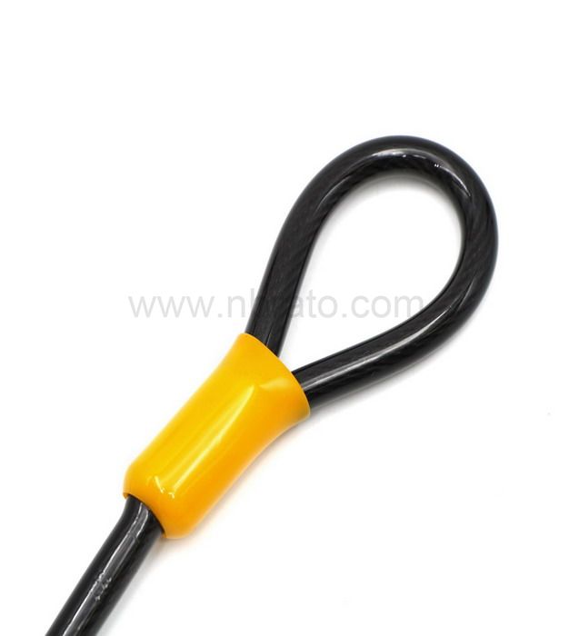 16mm steel shackle Heavy Duty Security U type bicycle Lock with cable 