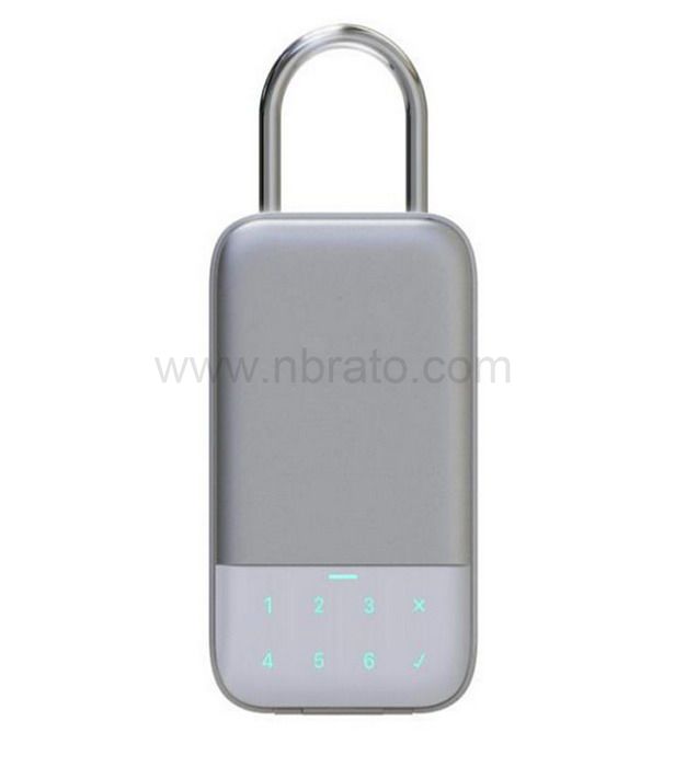 Security Home Use APP control Hang Design Electronic Password Fingerprint Padlock Smart Key Storage Box 