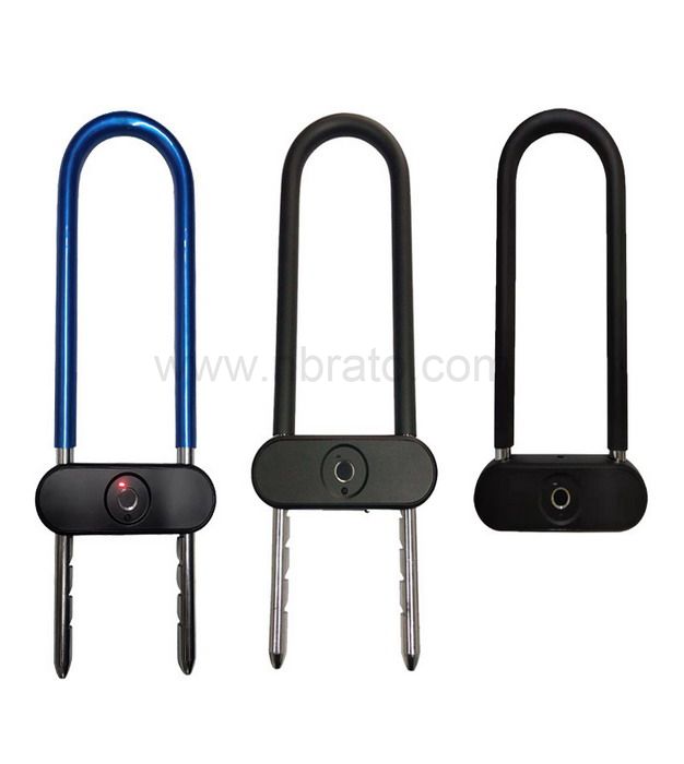 new product smart u-lock for motorbike or bicycle Fingerprint U-lock Key fingerprint double unlock U-lock new product smart u-lock for motorbike or bicycle Fingerprint U-lock Key fingerprint double unlock U-lock