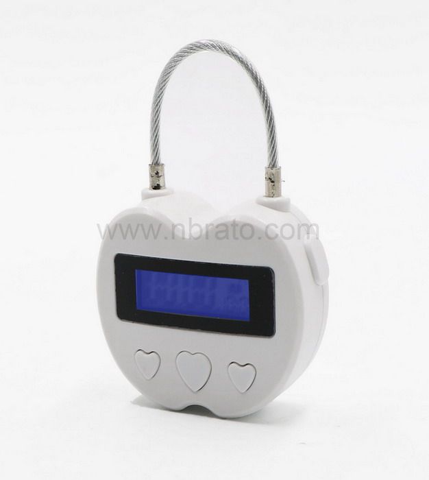 USB Rechargeable Time Timer Alarming Padlock 99 hours max multifunctional timing lock USB Rechargeable Time Timer Alarming Padlock 99 hours max multifunctional timing lock