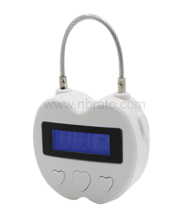 USB Rechargeable Time Timer Alarming Padlock 99 hours max multifunctional timing lock USB Rechargeable Time Timer Alarming Padlock 99 hours max multifunctional timing lock