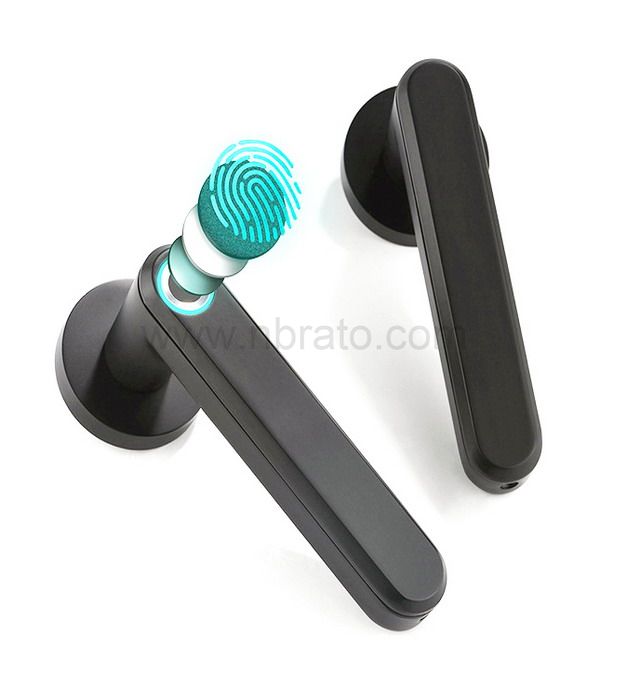 new product Zinc Alloy Material Handle Electronic Smart Fingerprint Door Lock 