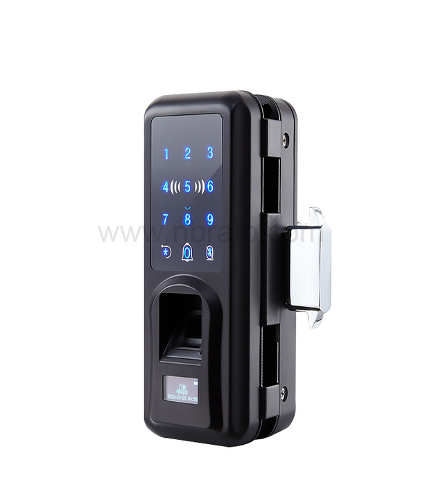 Hot sale Smart Fingerprint Digital Door Lock For Glass Door With App Password Remote Control Unlock Hot sale Smart Fingerprint Digital Door Lock For Glass Door With App Password Remote Control Unlock