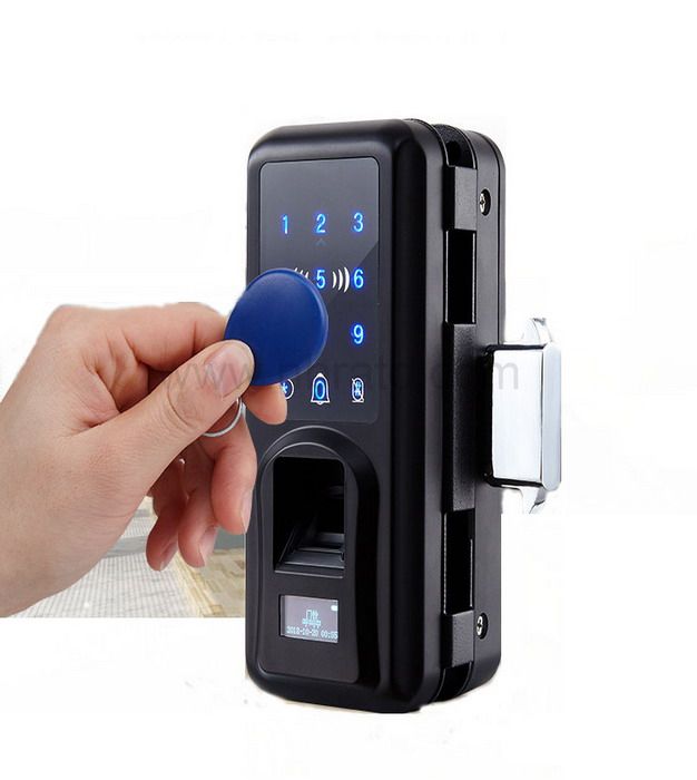 Hot sale Smart Fingerprint Digital Door Lock For Glass Door With App Password Remote Control Unlock Hot sale Smart Fingerprint Digital Door Lock For Glass Door With App Password Remote Control Unlock