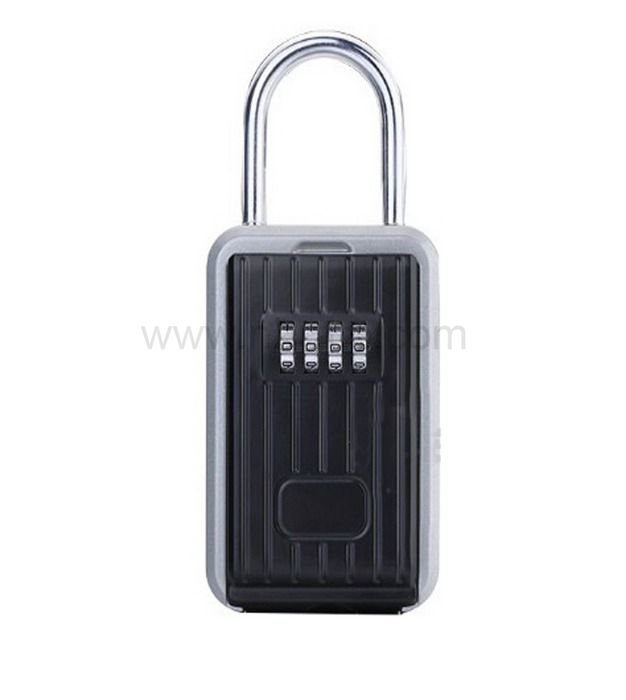 Waterproof Door handle hook  installation password key box Hanging type 4 digit combination key box 