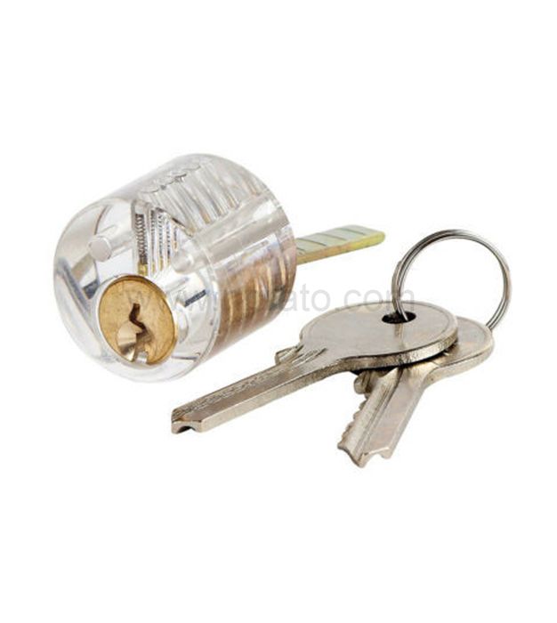 Mini lock creative transparent lock luggage lock customized support the development of logo