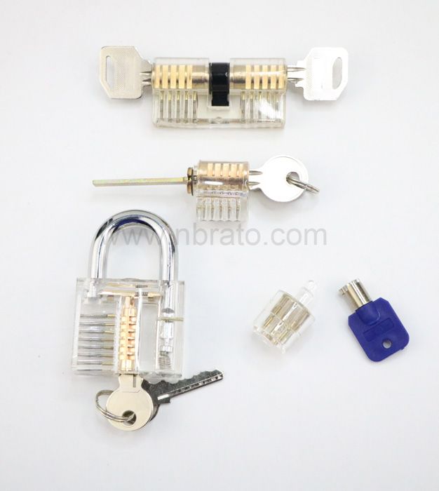 Training lock Professional Cutaway Inside view of Practice Keyed locks Skill Pick for Locksmith