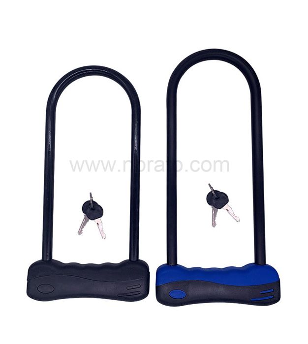 Bike U Lock With Bracket, Heavy Duty U Lock with Dust cover