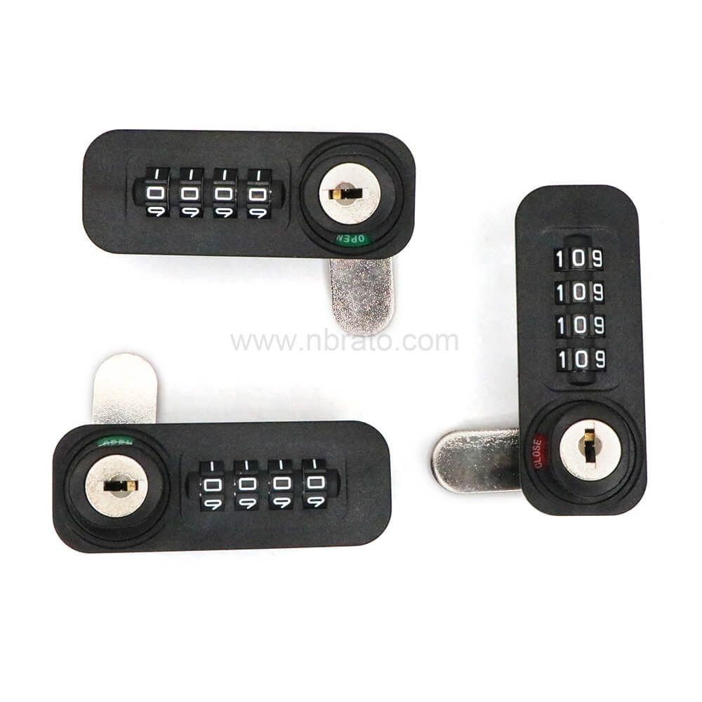 Master key system 4 digit combination code locker lock
