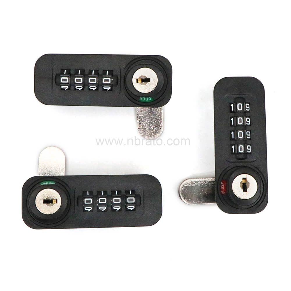 Master key system 4 digit combination code locker lock