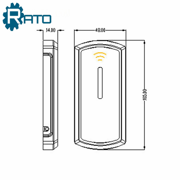 Magnetic Smart Card Sensor Locker Lock For Gym Spa Fitness Room