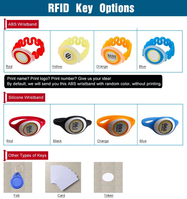 Security Password and RFID Code Access Control Electronic Locker Lock