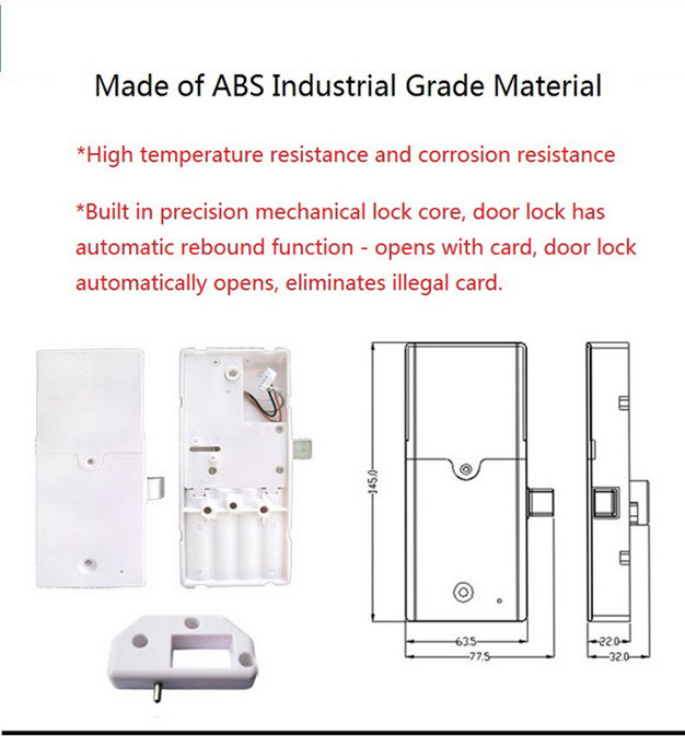 Security Password and RFID Code Access Control Electronic Locker Lock