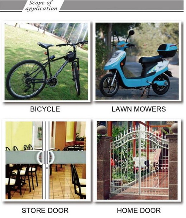 Smart Burglar Chain Electronic Bluetooth Bicycle Alarm Lock Smart Burglar Chain Electronic Bluetooth Bicycle Alarm Lock