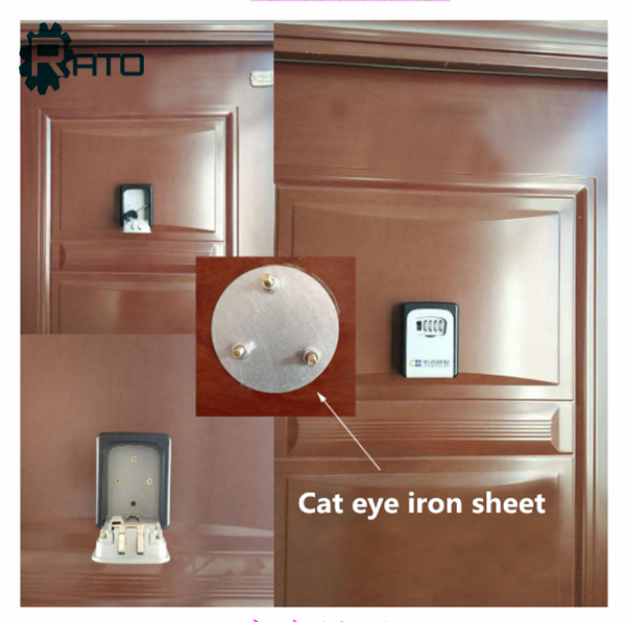 Resettable Wall Mounted 4-Digit Combination Key Storage Lock Box