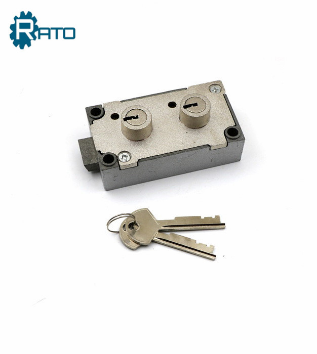 Double Key Bank Safe deposit box lock