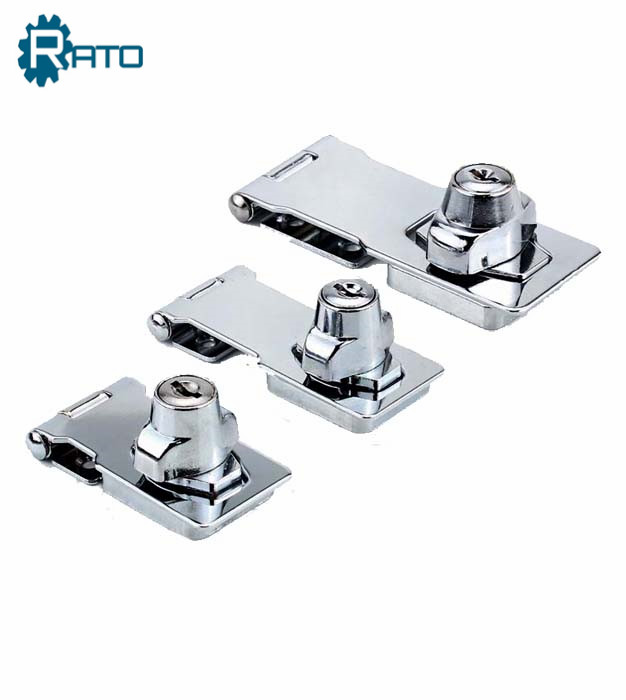 Keyed Twist Knob Cabinet Drawer Hasp Door Lock