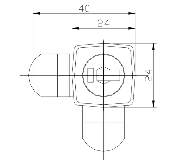 Small safe cabinet furniture square cam lock