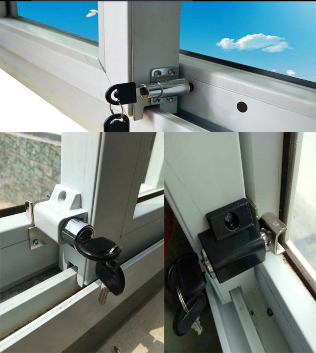Heavy Duty Sliding Patio Door Wood Window Bolt Keyed Sash Lock
