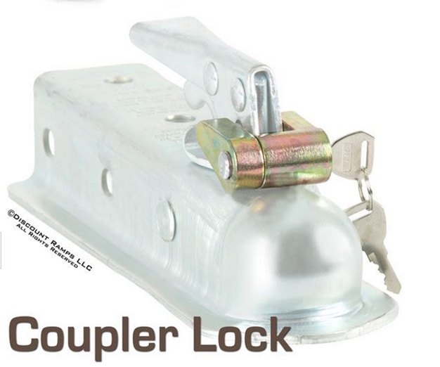 Key Brass Trailer Coupler Receiver Lock