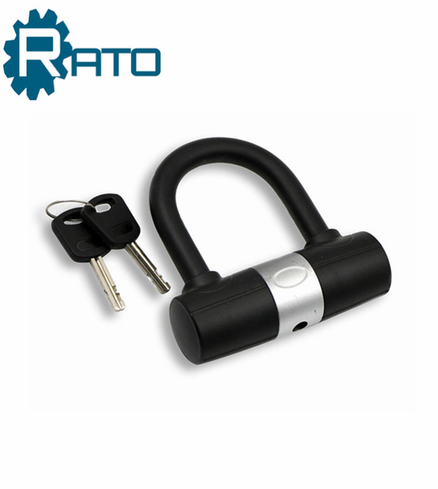 Chinese Mini Smart U Shackle bicycle lock with key