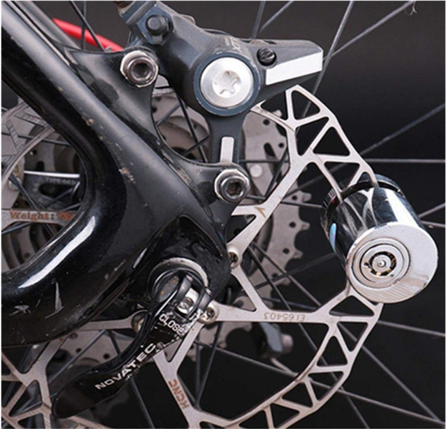 Round Motorcycle Bicycle Anti-theft Brass Disc Brake lock