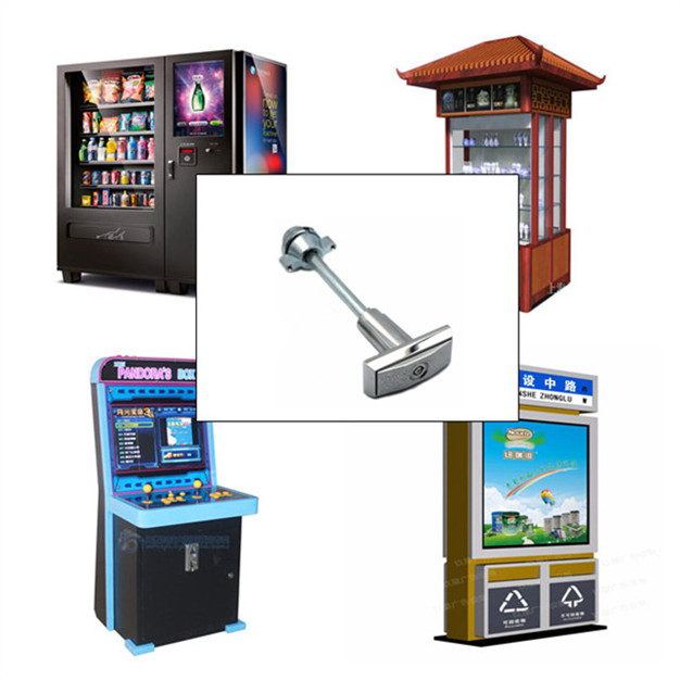 Universal Replacement Plug Lock Snack/Soda Vending Machine Lock With Keys