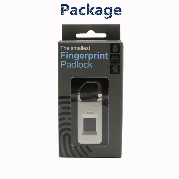 Top Security Small Electronic Biometric Fingerprint Scanner Padlock Top Security Small Electronic Biometric Fingerprint Scanner Padlock